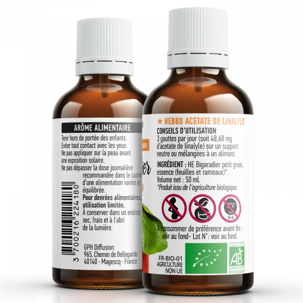 Huile essentielle de Petit grain Bigaradier Bio 