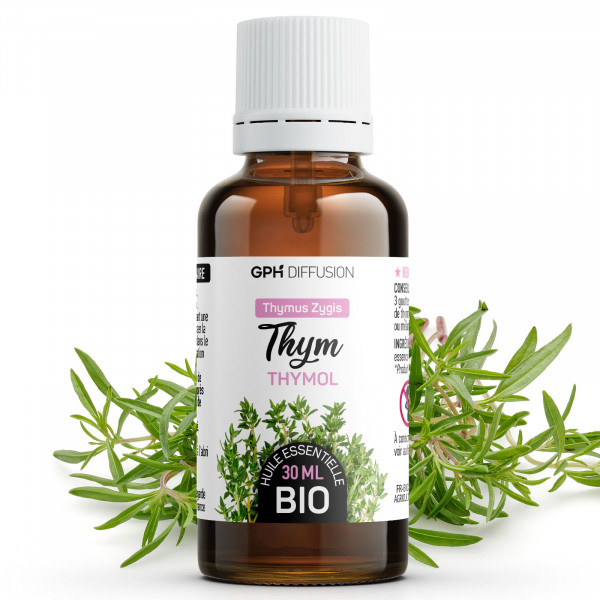 Huile Essentielle de Thym Thymol Bio