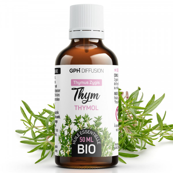Huile Essentielle de Thym Thymol Bio