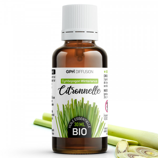 Huile Essentielle de Citronnelle Bio
