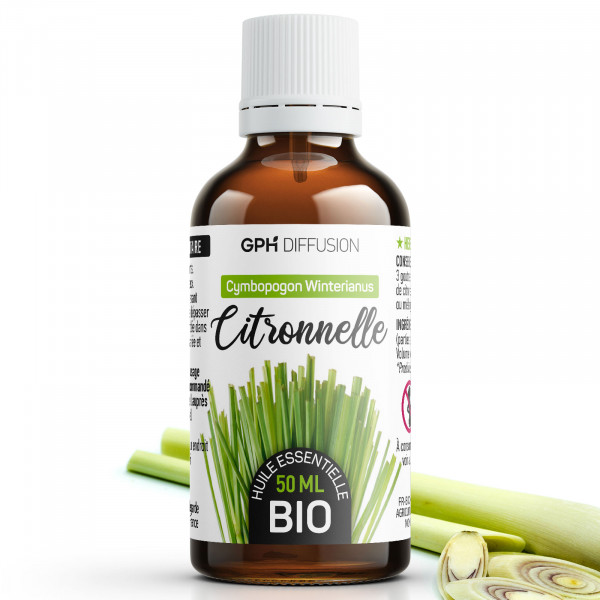 Huile Essentielle de Citronnelle Bio
