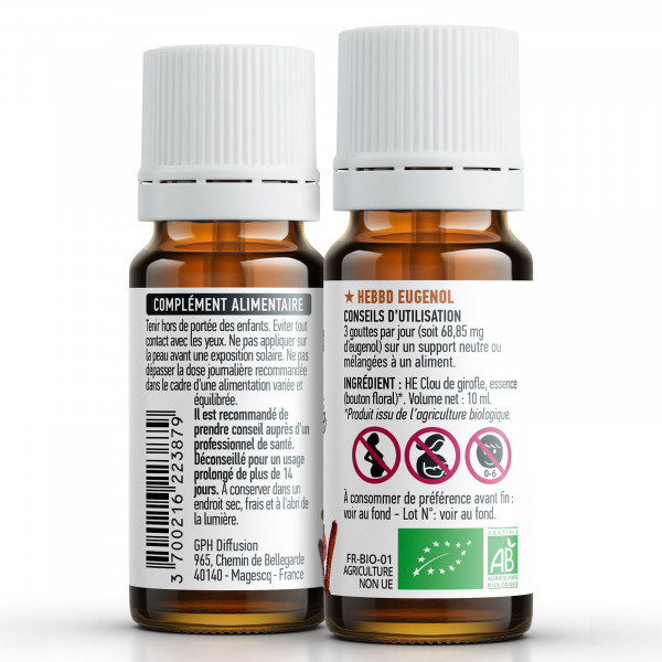 Huile Essentielle de Clou de Girofle Bio