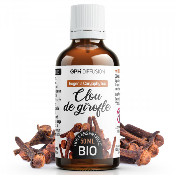Huile Essentielle de Clou de Girofle Bio