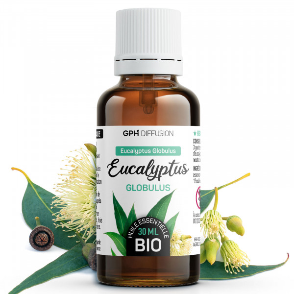 Huile Essentielle d'Eucalyptus Globulus Bio