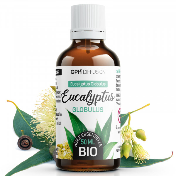 Huile Essentielle d'Eucalyptus Globulus Bio
