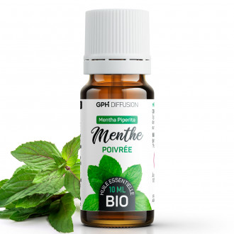 Huile Essentielle de Menthe Poivrée Bio