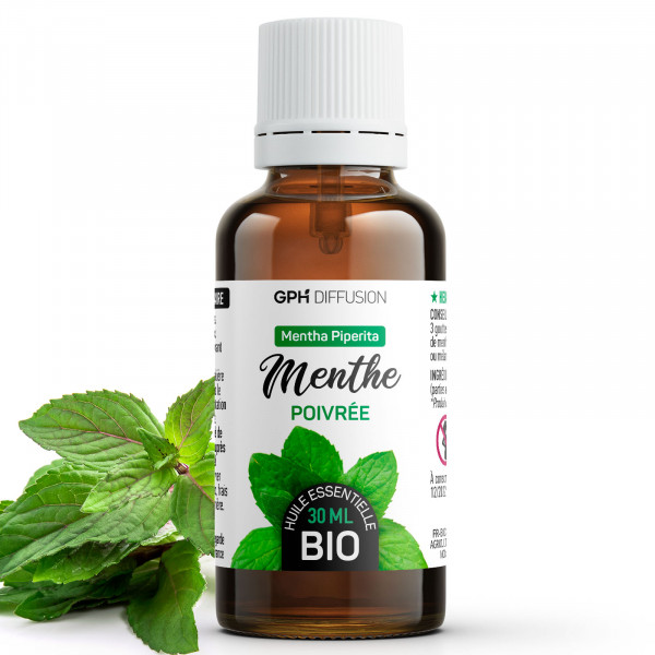 Huile Essentielle de Menthe Poivrée Bio