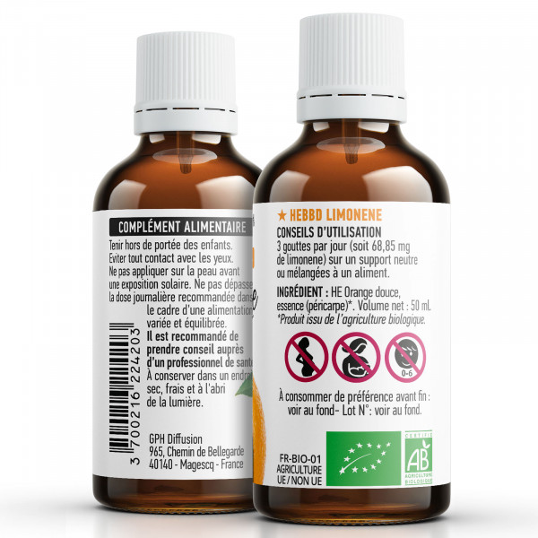 Huile Essentielle d'Orange Douce Bio