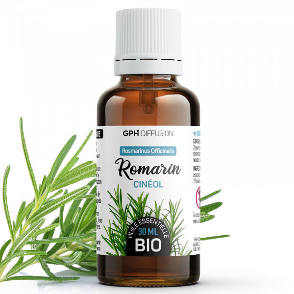 Huile Essentielle de Romarin Cinéol Bio