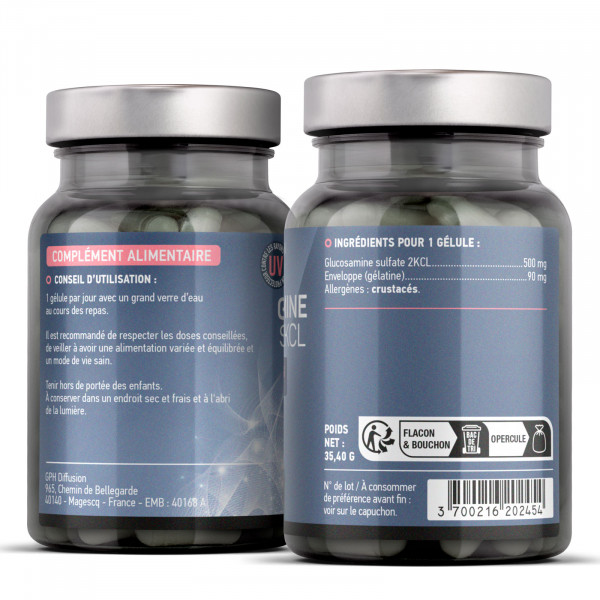GLUCOSAMINE - 500MG - Gélules