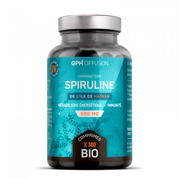 Spiruline Bio 500mg - 300 comprimés