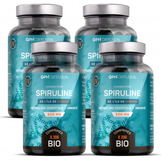 Spiruline Bio - 500 mg - 1200 comprimés