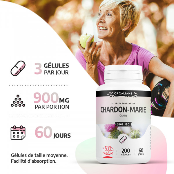 Chardon-Marie 300mg - 200 gélules