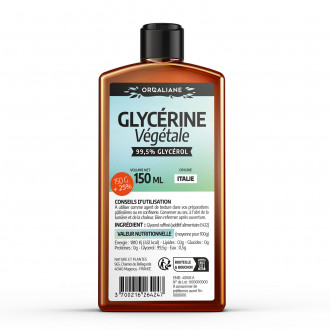 Glycérine Végétale - 1kg + 25% - 1Litre