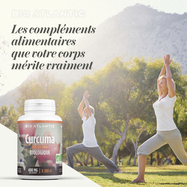 Curcuma Bio 400mg - 200 Comprimés