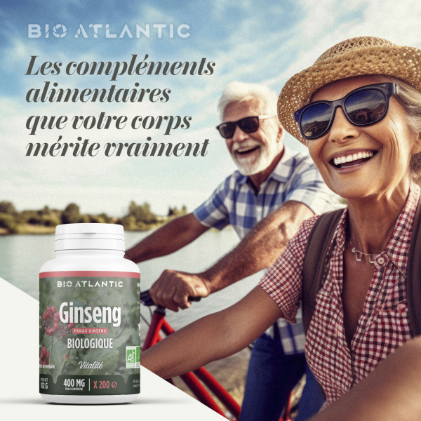 Ginseng Rouge Bio - 400mg 200 comprimés