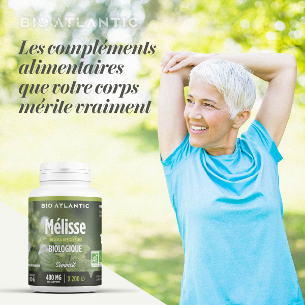 Mélisse Bio - 400mg - 200 comprimés