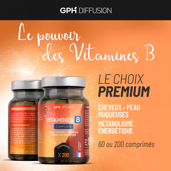 Vitamine B Complexe - 200 comprimés