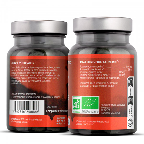 Comprimés Bio - Tonic 200