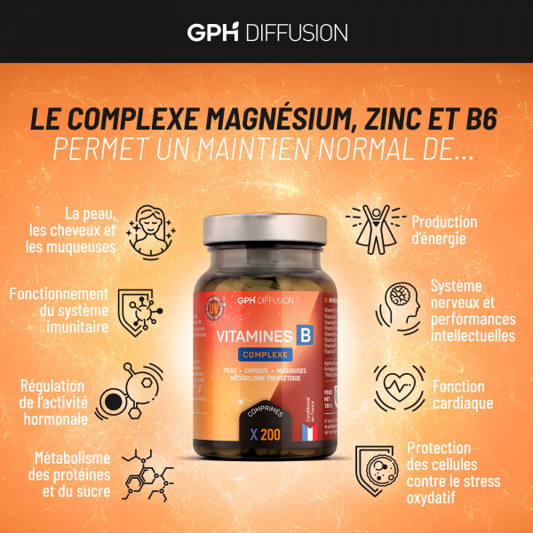 Vitamine B Complexe - 200 comprimés