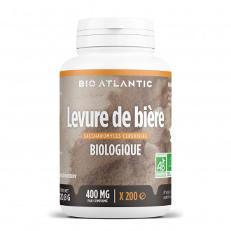 Levure de bière Bio 400mg - 200 Comprimés
