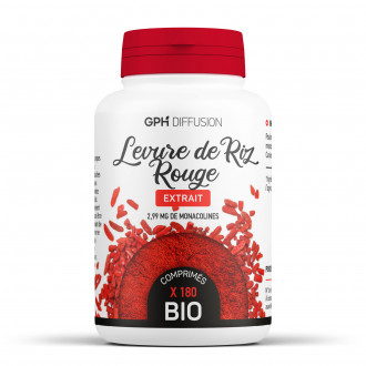 Levure de Riz Rouge Bio - 180 comprimés
