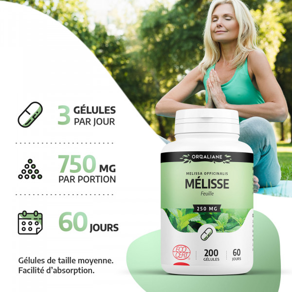 Mélisse - 200 gélules