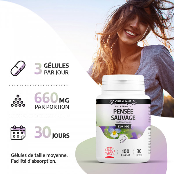 Pensée Sauvage BIO- 200 gélules