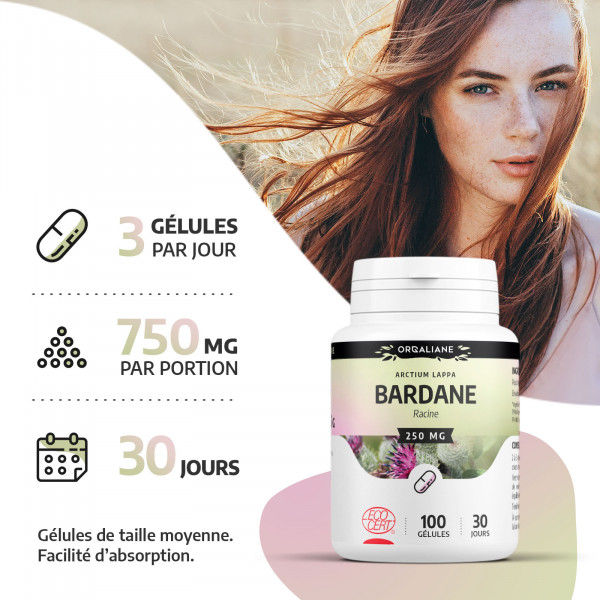 Bardane Ecocert 250 mg - gélules