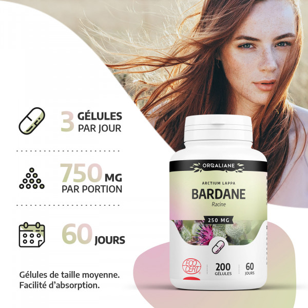 Bardane Ecocert 250 mg - gélules