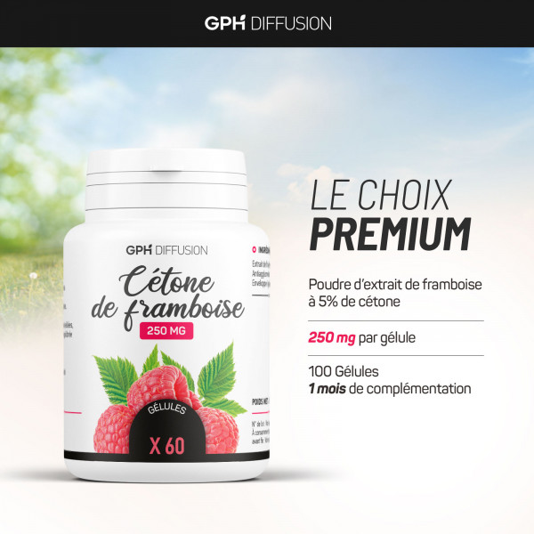 Cétone de Framboise 250 mg - gélules