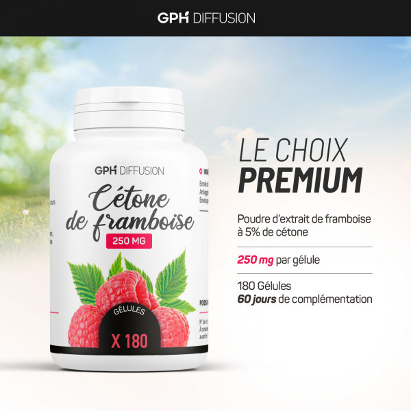 Cétone de Framboise 250 mg - gélules