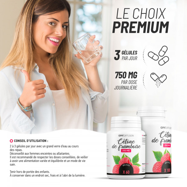 Cétone de Framboise 250 mg - gélules