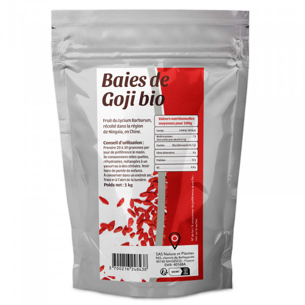 Baies de Goji Bio - 1 kg 