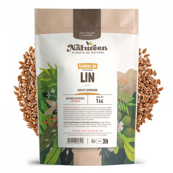 Graines de Lin Brun Bio 