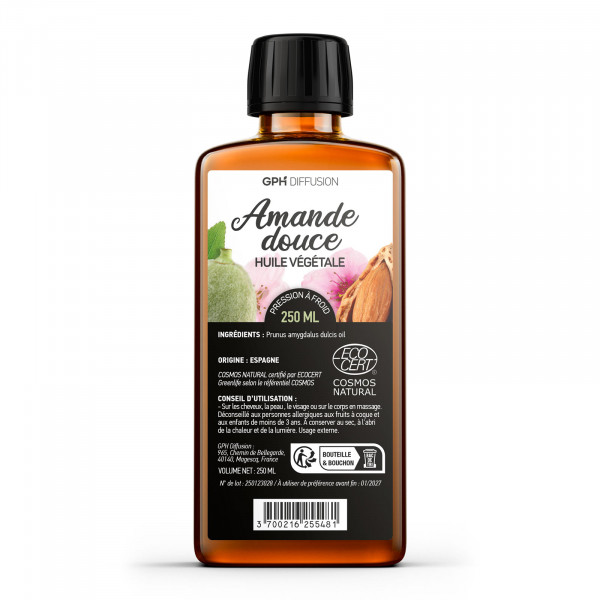 Huile d'Amande douce biologique - 150 ml