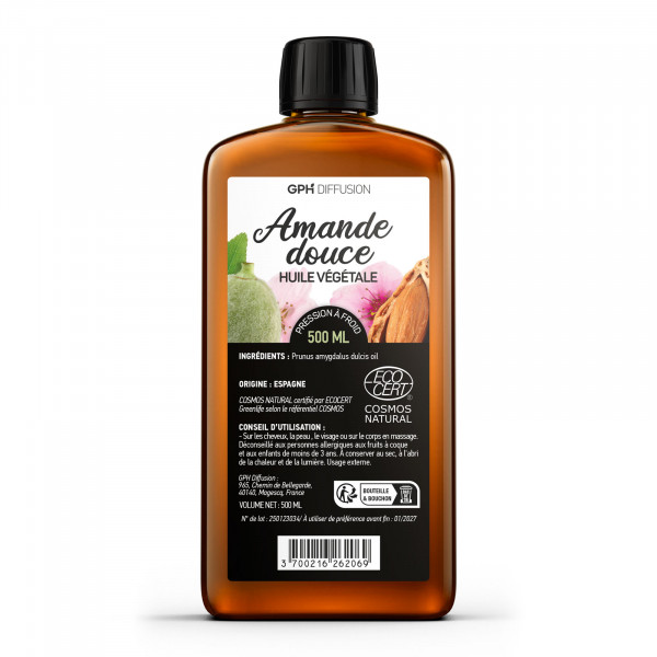 Huile d'Amande douce biologique - 150 ml