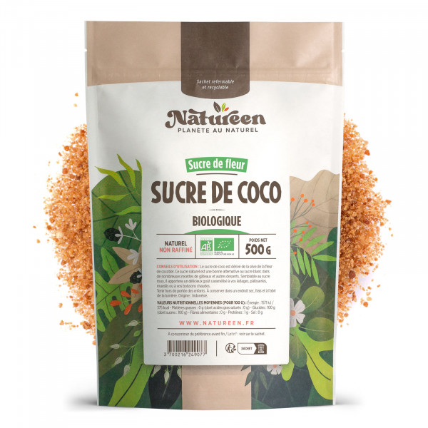 Sucre de Noix de Coco Bio - 250g 