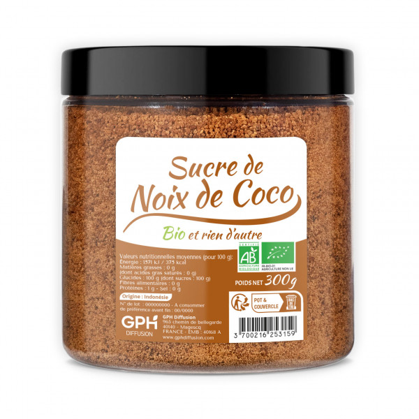 Sucre de Noix de coco Bio