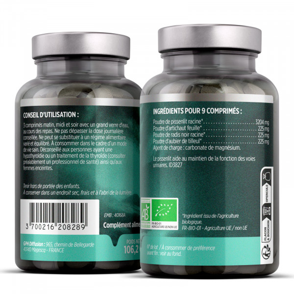 Comprimés Bio - Draineur 200