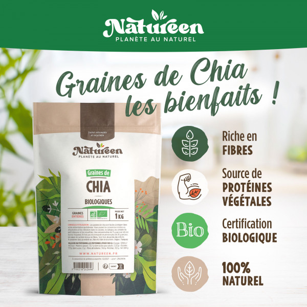 Graines de Chia bio 1kg