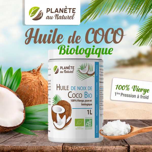 Huile de Coco Bio - 1L