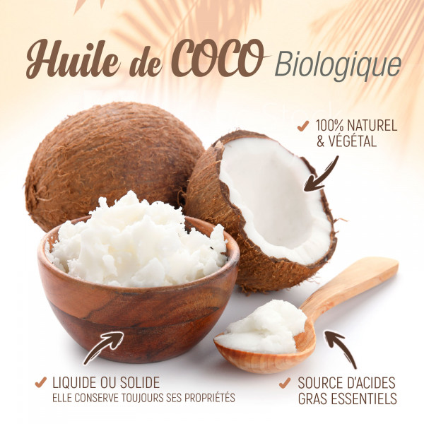 Huile de Coco Bio - 1L