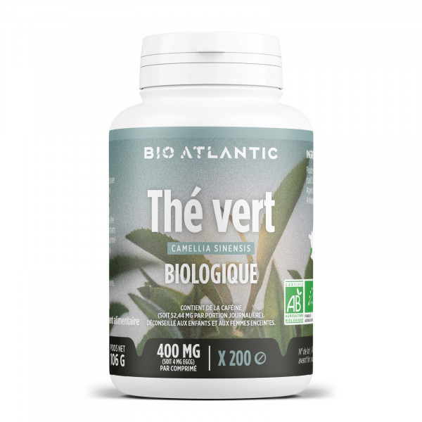 Comprimés Bio - Thé Vert 200