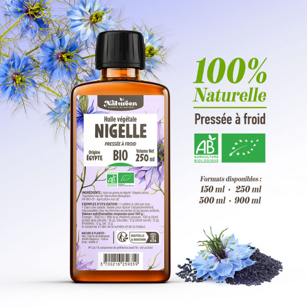 Huile de Nigelle Bio