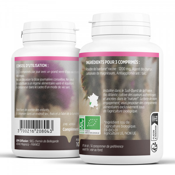 Bardane bio- 400mg - 200 comprimés