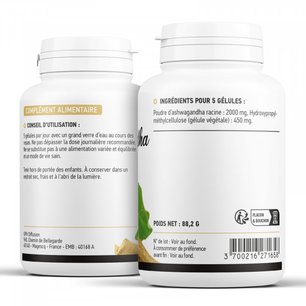 Ashwagandha racine 400 mg