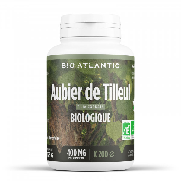 Aubier de Tilleul Bio 400mg 200 comprimés
