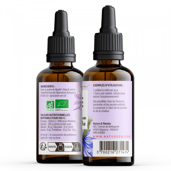 Huile de Nigelle Bio