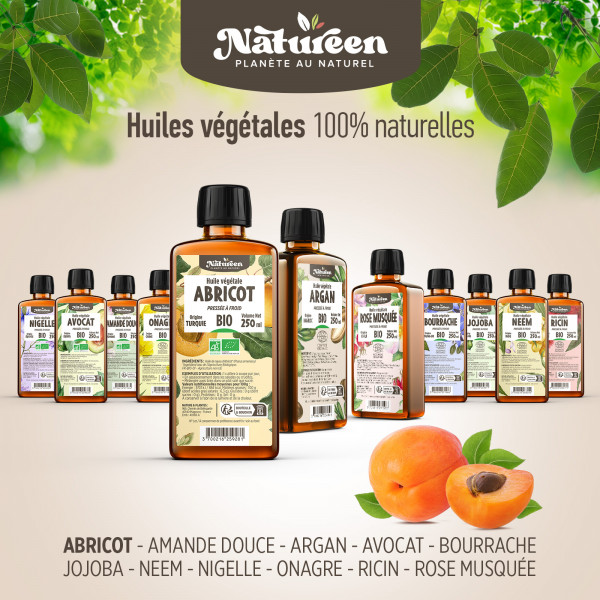 Huile de Noyau d'Abricot Bio
